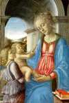 Imitator of Fra Filippo Lippi - The Virgin and Child with an Angel